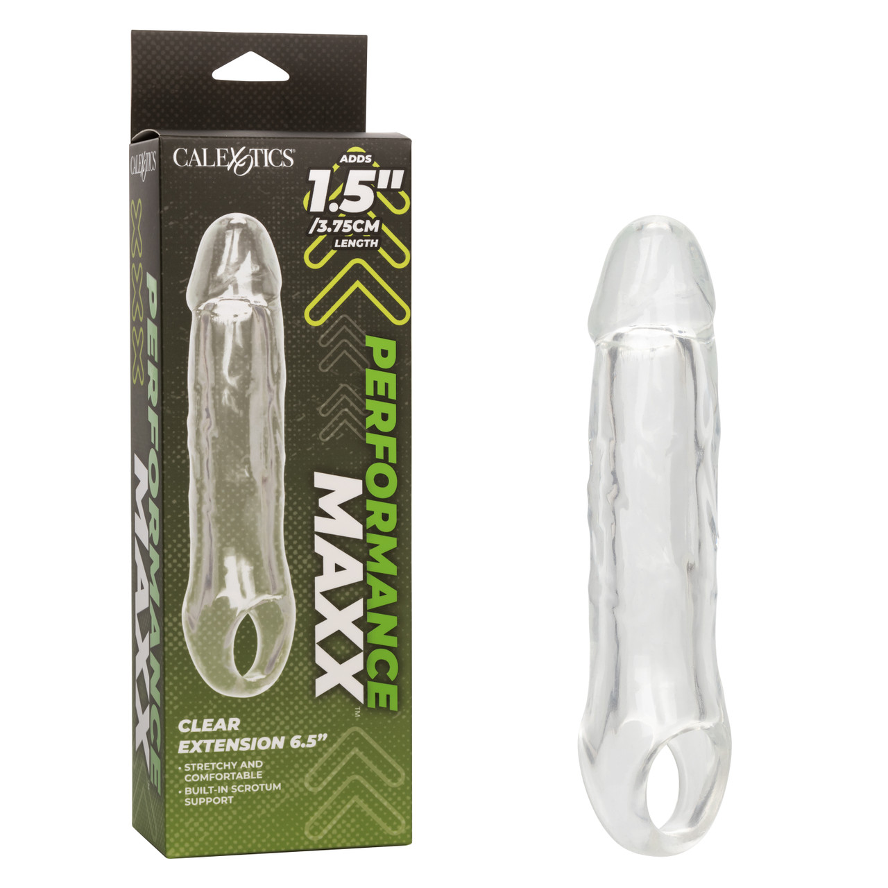 Prelungitor Penis Performance Maxx +3.75 cm, TPE, Transparent, #7, Erotic24.ro