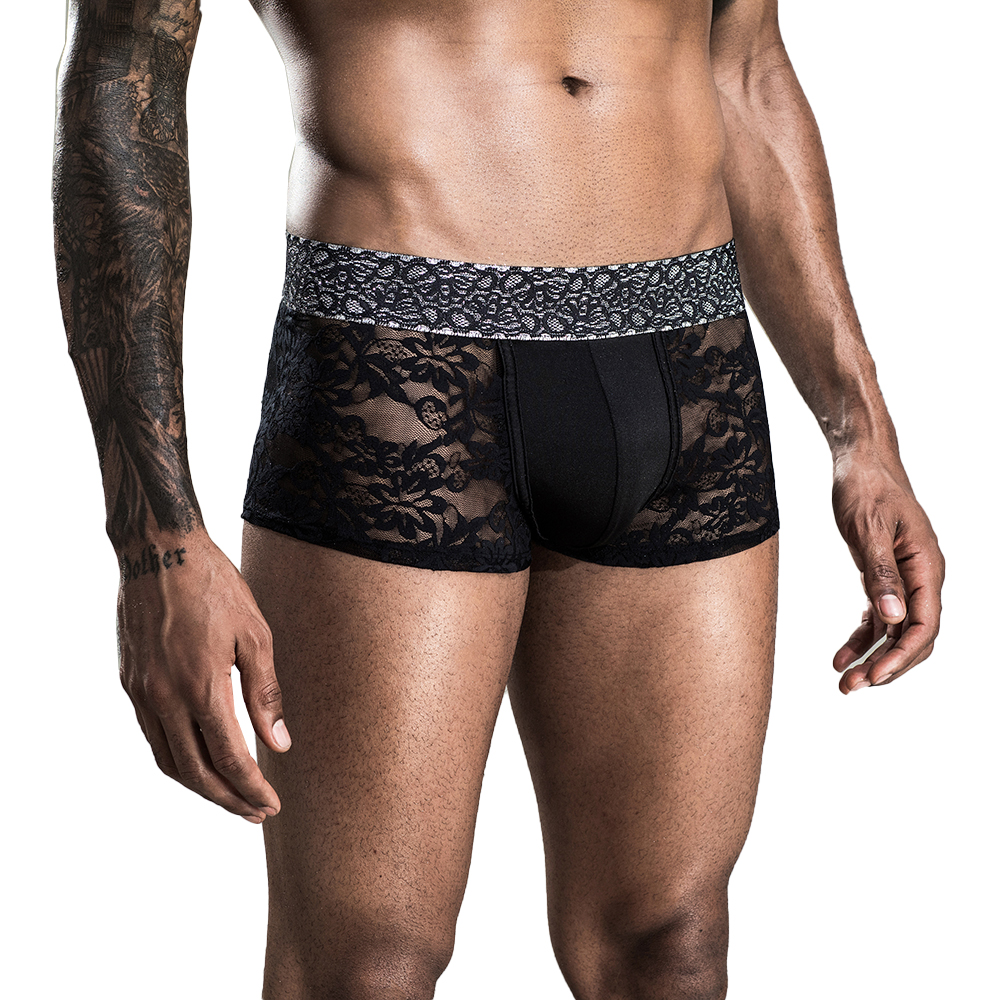 Boxeri Barbati Dantela Negri OS, Nr. 4, Erotic24.ro