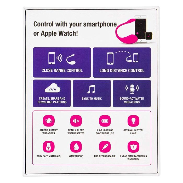 Vibrator Lovense Lush 2 Bluetooth Control Free App Silicon Roz, #6, Erotic24.ro