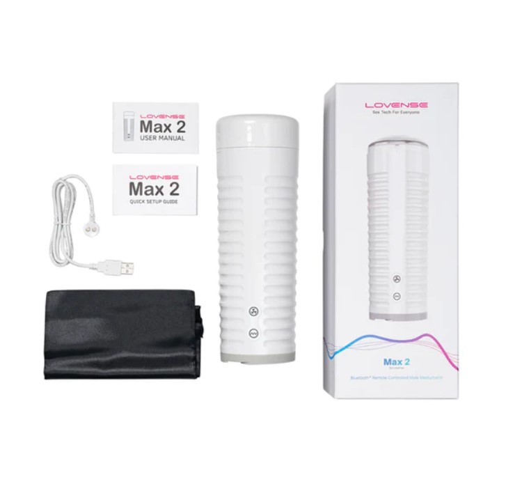 Masturbator Lovense Max 2, Bluetooth Control, Free App, Alb, #7, Erotic24.ro