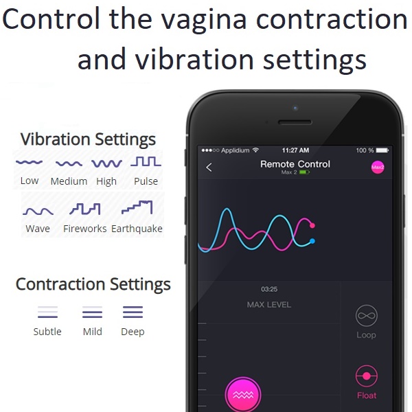 Masturbator Lovense Max 2, Bluetooth Control, Free App, Alb, #4, Erotic24.ro
