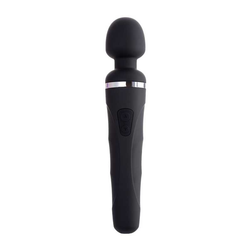Vibrator Wand Domi 2 Lovense Bluetooth Control Free App Silicon Negru, Nr. 5, Erotic24.ro