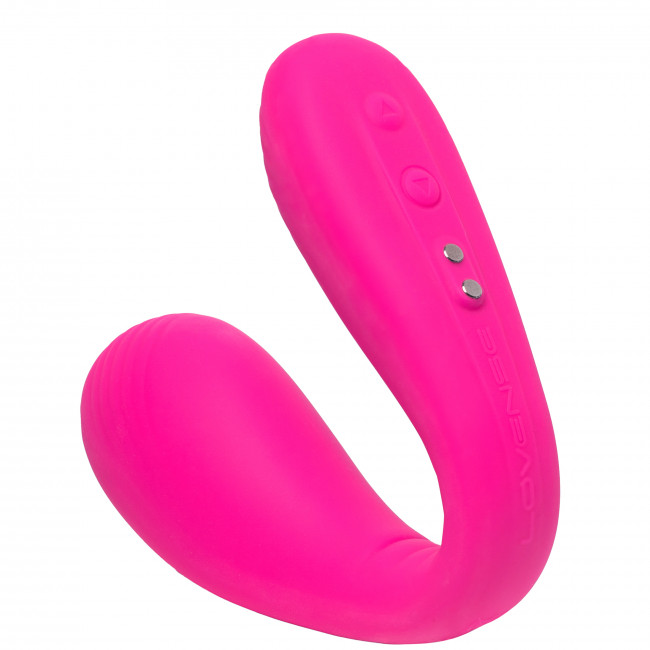 Stimulator Dual Lovense Dolce Quake Bluetooth Control Free App Silicon Roz, Nr. 2, Erotic24.ro