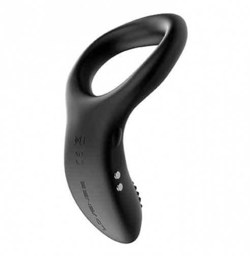 Inel de Penis Lovense Diamo, Bluetooth Control, Free App, Silicon, Negru, #2, Erotic24.ro