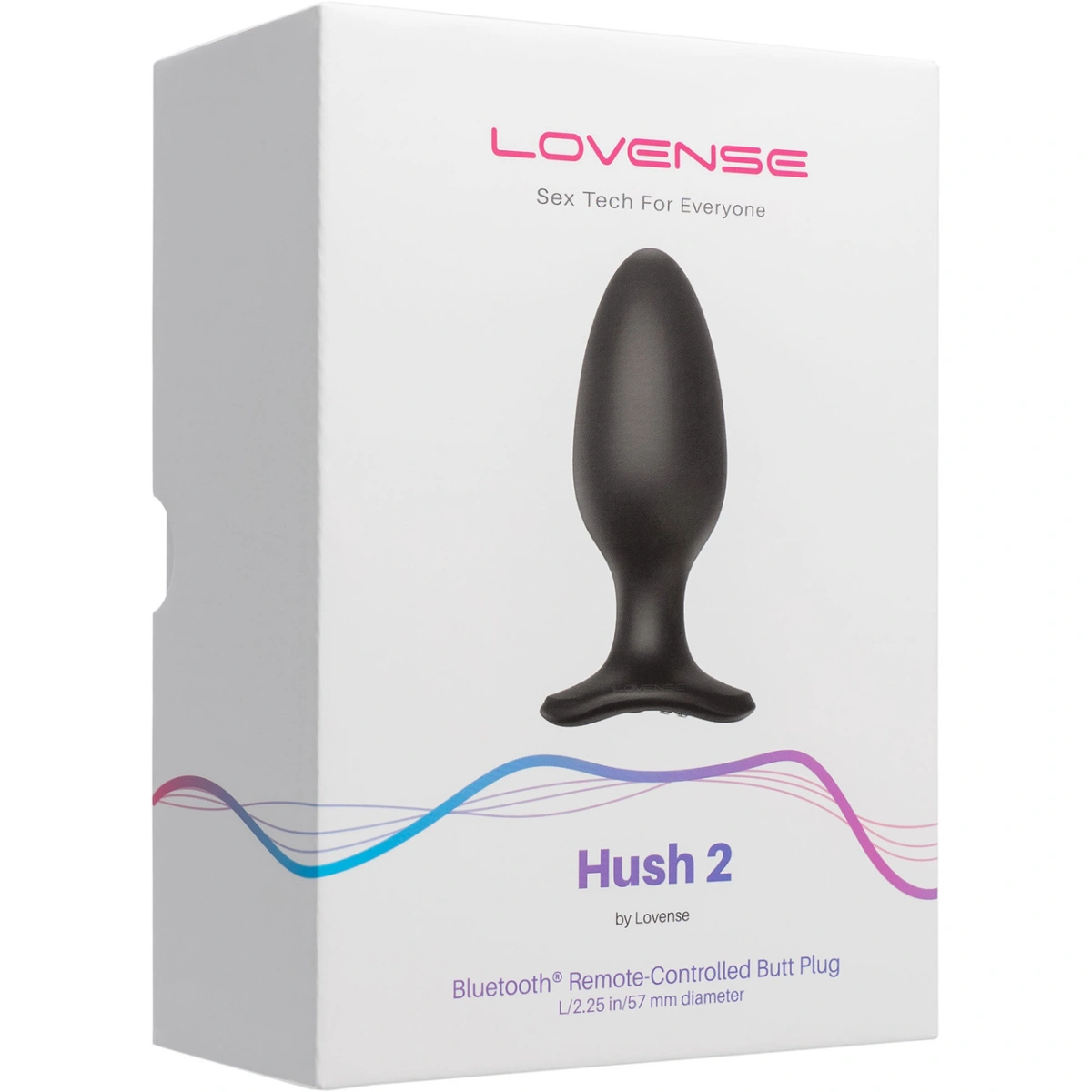 Dop Anal cu Vibratii Lovense Hush 2, Bluetooth Control, L - 5.7 cm, Nr. 6, Erotic24.ro