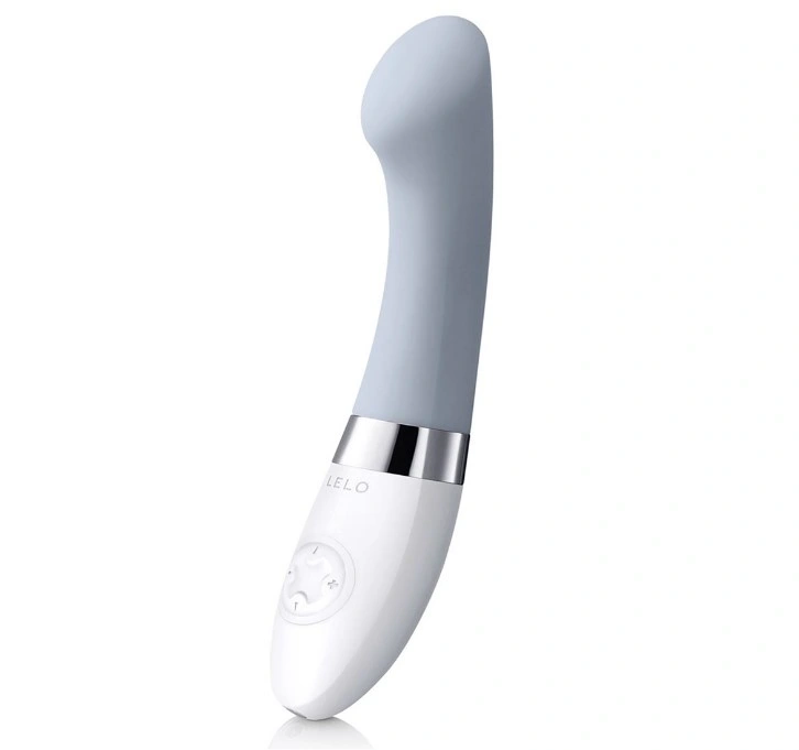 Vibrator Punctul G Lelo GIGI 2, Silicon, USB, Gri, 16.5 cm, Nr. 1, Erotic24.ro