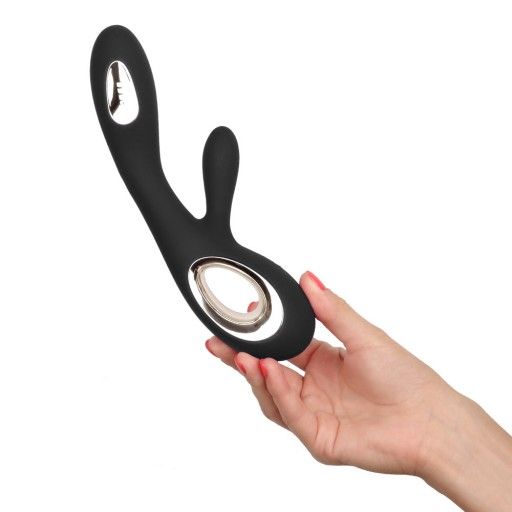 Vibrator Rabbit Lelo SORAYA Wave Black, #2, Erotic24.ro