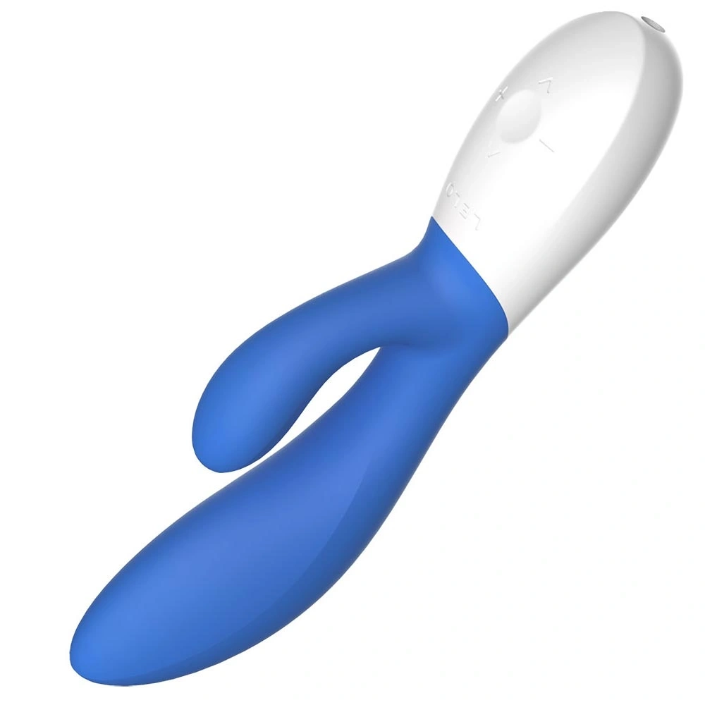 Vibrator Lelo INA Wave 2, 12 Moduri Vibratii, Silicon, USB, Albastru, 20 cm, #2, Erotic24.ro