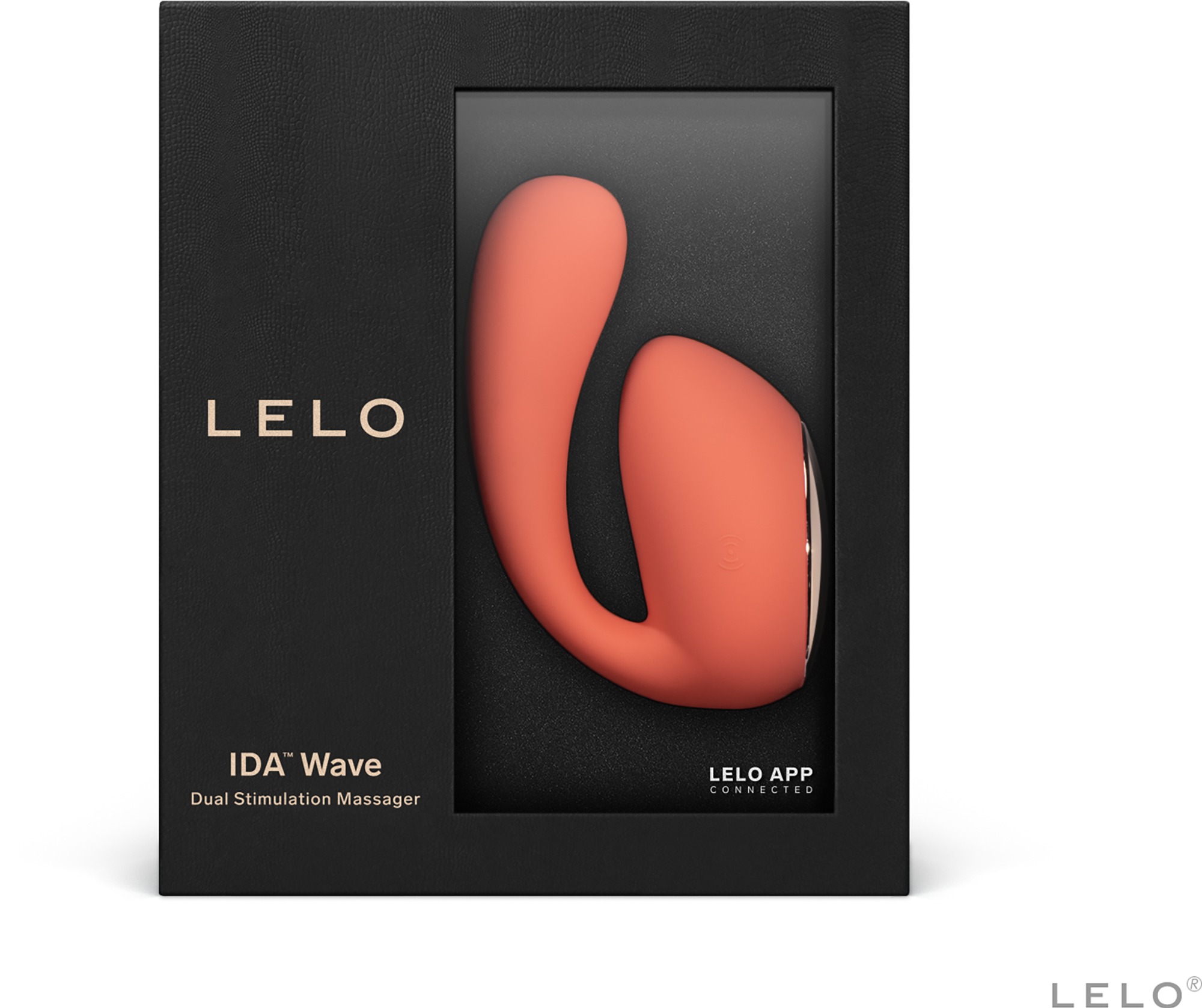 Vibrator Cuplu LELO Ida Wave Coral Red, Nr. 7, Erotic24.ro