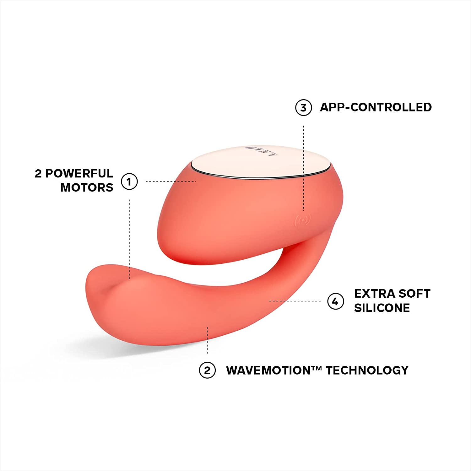 Vibrator Cuplu LELO Ida Wave Coral Red, Nr. 2, Erotic24.ro