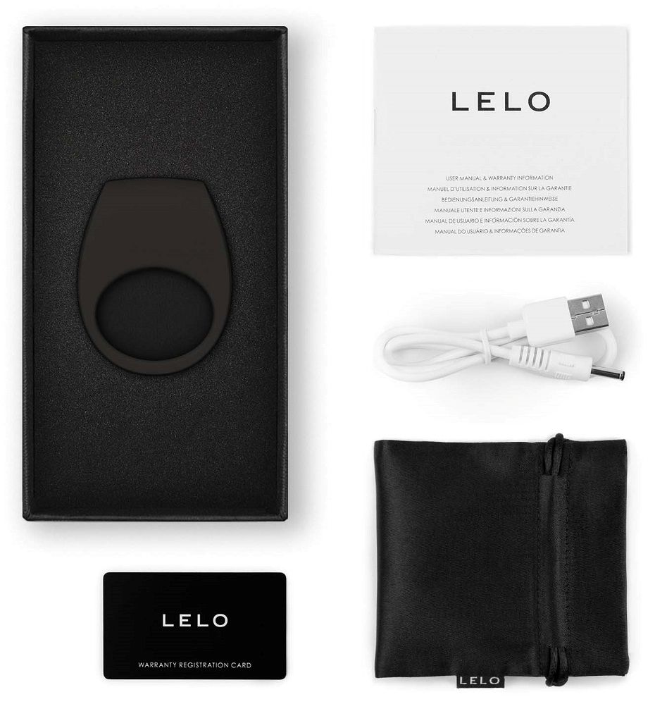 Inel LELO TOR 3 Black, Nr. 3, Erotic24.ro