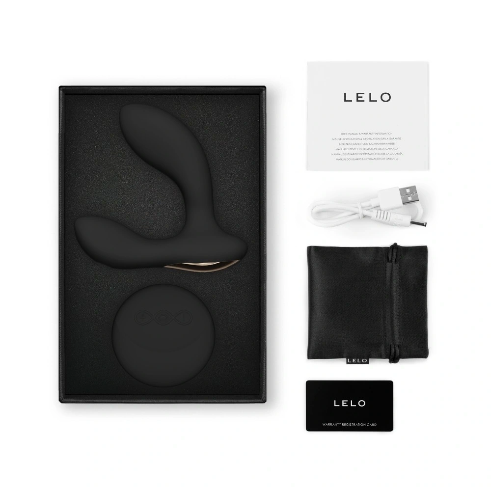 Stimulator Prostata Lelo HUGO 2, Control Lelo Connect, Remote Control, Negru, #6, Erotic24.ro