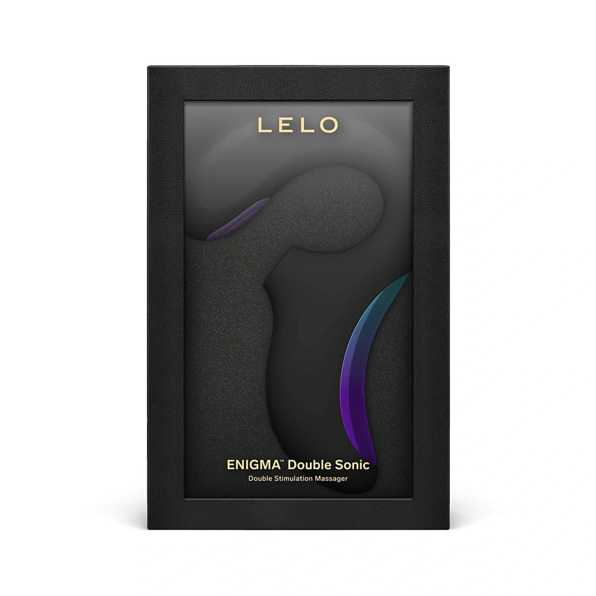 Stimulator Lelo ENIGMA Double Sonic, Aplicatie Mobila Lelo Connect, Silicon, USB, Negru, #6, Erotic24.ro