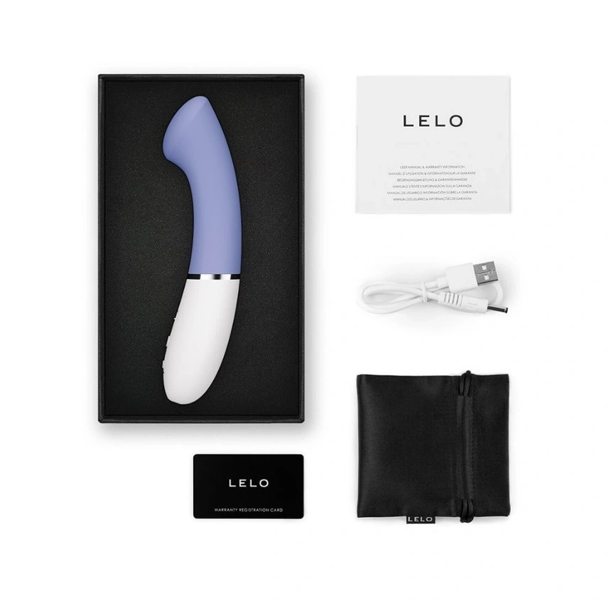 Vibrator Punctul G Gigi 3, Aplicatie Mobila Lelo Connect, Silicon, USB, Albastru, 16.3 cm, #2, Erotic24.ro