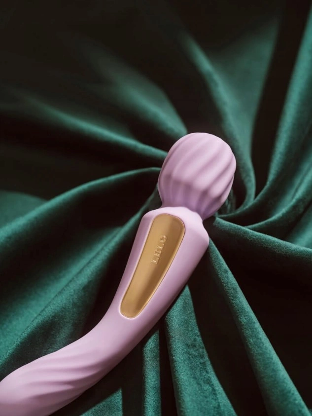 Vibrator Double-Ended Wand SWITCH, Aplicatie Mobila Lelo Connect, Silicon, USB, Roz, 21.7 cm, #2, Erotic24.ro