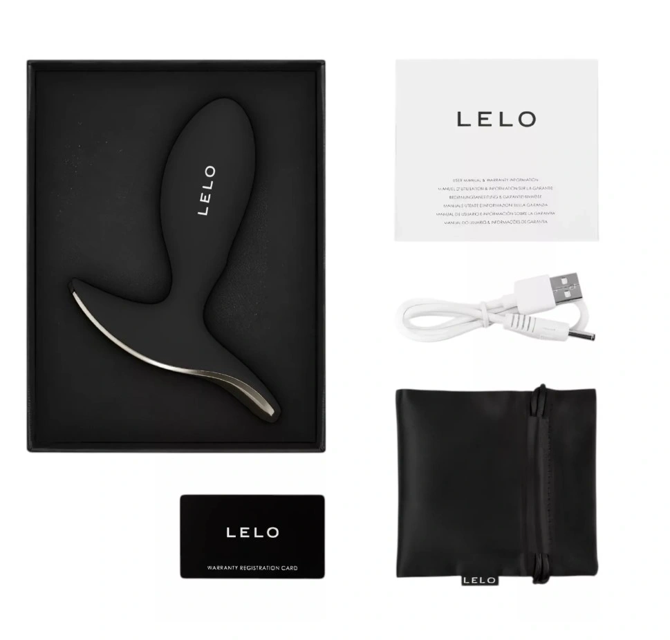 Vibrator Anal Lelo SURFER 2, Control Aplicatie Mobila, Silicon, USB, Negru, 10.3 cm, #3, Erotic24.ro