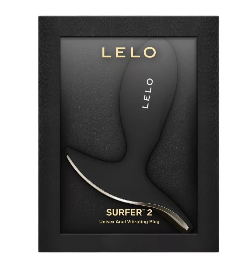 Vibrator Anal Lelo SURFER 2, Control Aplicatie Mobila, Silicon, USB, Negru, 10.3 cm, #4, Erotic24.ro