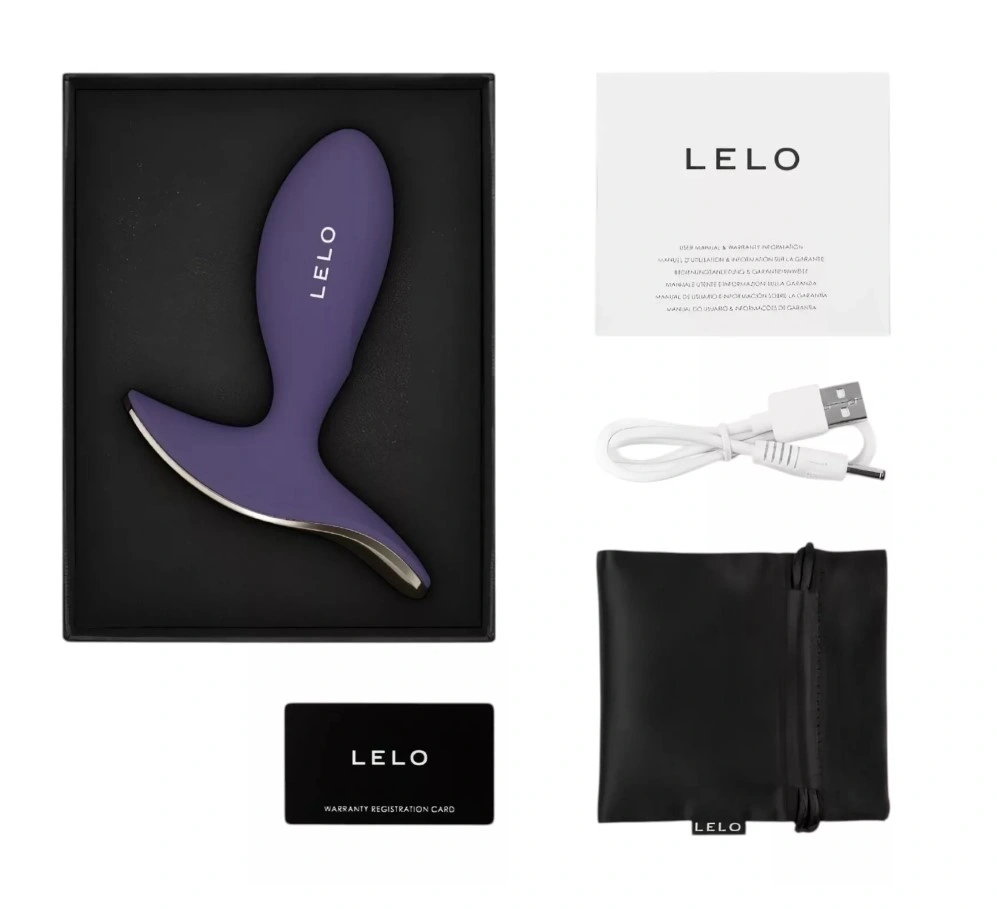 Vibrator Anal Lelo SURFER 2, Control Aplicatie Mobila, Silicon, USB, Mov, 10.3 cm, Nr. 3, Erotic24.ro