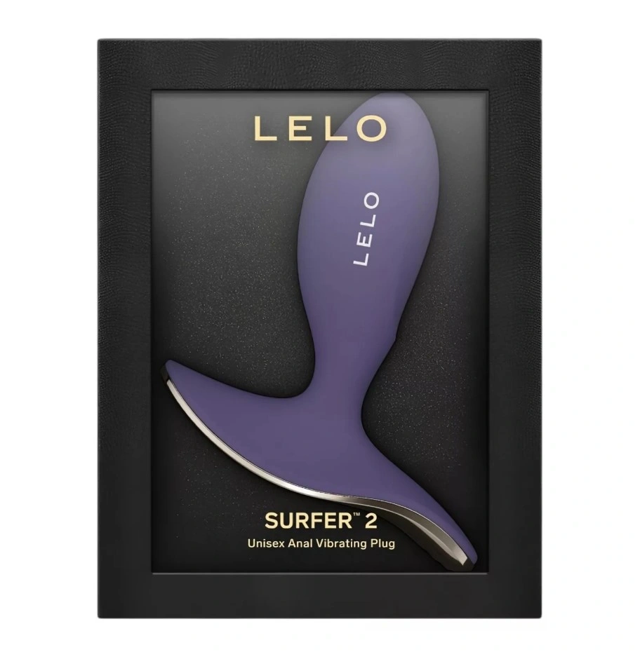 Vibrator Anal Lelo SURFER 2, Control Aplicatie Mobila, Silicon, USB, Mov, 10.3 cm, Nr. 4, Erotic24.ro