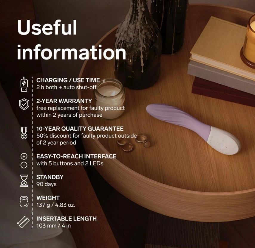 Vibrator Lelo MONA Twist, Control Aplicatie Mobila, Silicon, USB, Roz Deschis, 19.5 cm, #4, Erotic24.ro