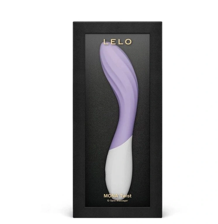 Vibrator Lelo MONA Twist, Control Aplicatie Mobila, Silicon, USB, Mov Deschis, 19.5 cm, Nr. 7, Erotic24.ro