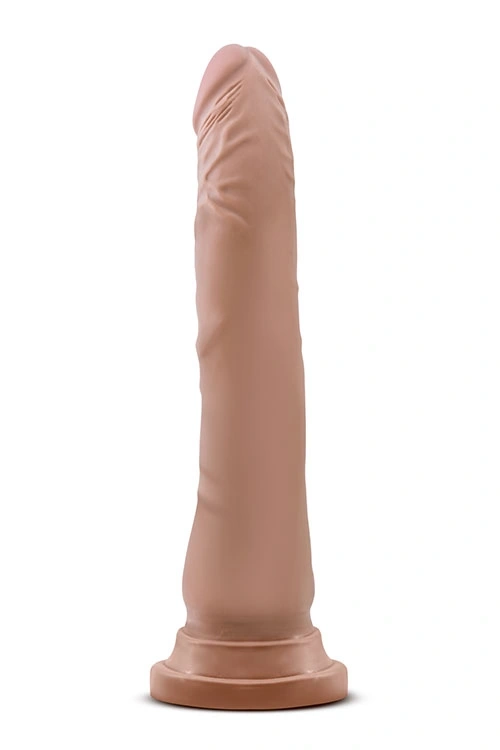 Dildo Roberto Au Naturel Sensa Feel TPE Dubla Densitate, Maro, 24.1 cm, Nr. 2, Erotic24.ro