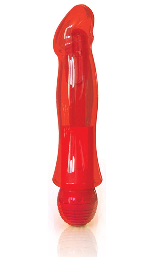 Vibrator Splash Tropical Punch, Multispeed, TPE, Rosu, 17 cm, #3, Erotic24.ro