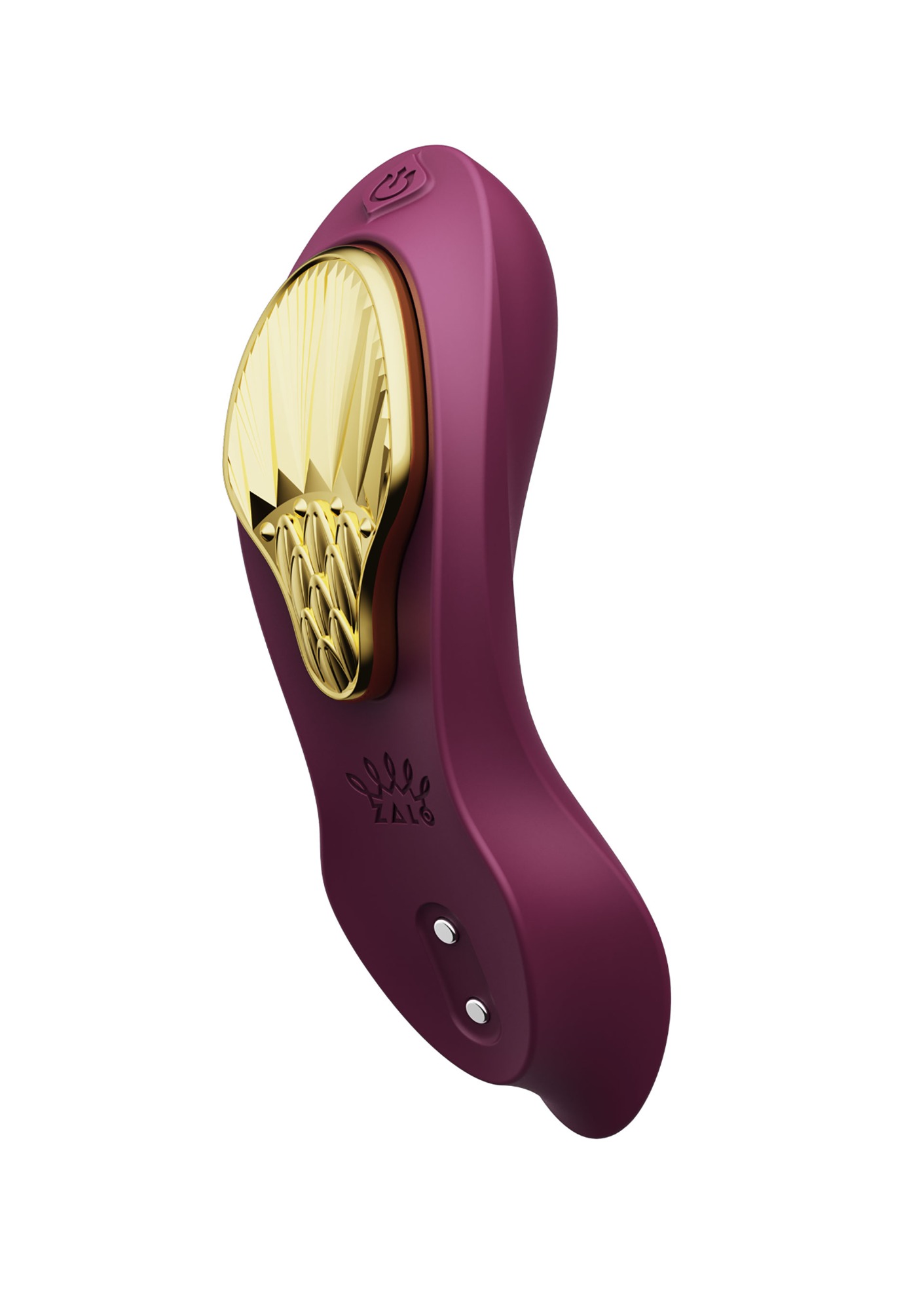 Vibrator Wearable Aya, Remote&Bluetooth Control, 8 Moduri Vibratii, Fixare Magnetica, Silicon, USB, Mov, #16, Erotic24.ro