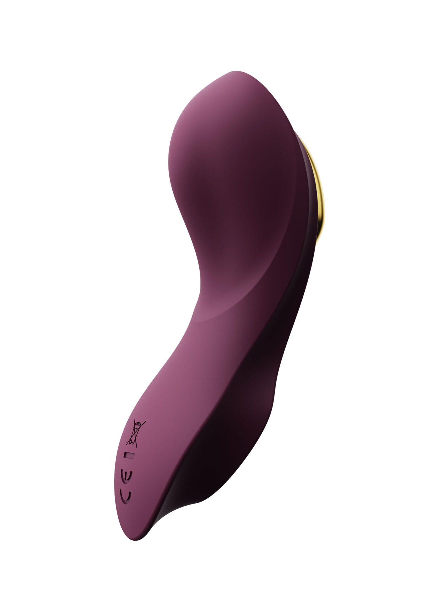 Vibrator Wearable Aya, Remote&Bluetooth Control, 8 Moduri Vibratii, Fixare Magnetica, Silicon, USB, Mov, #8, Erotic24.ro