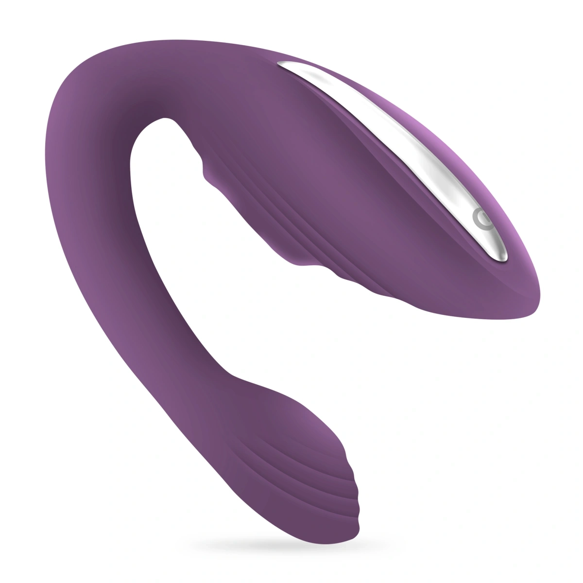 Stimulator Crushious Pleasuriser+Lubrifiant 50 ml, 7 Moduri Vibratii, 7 Moduri Tapare, Silicon, USB, Mov, #3, Erotic24.ro