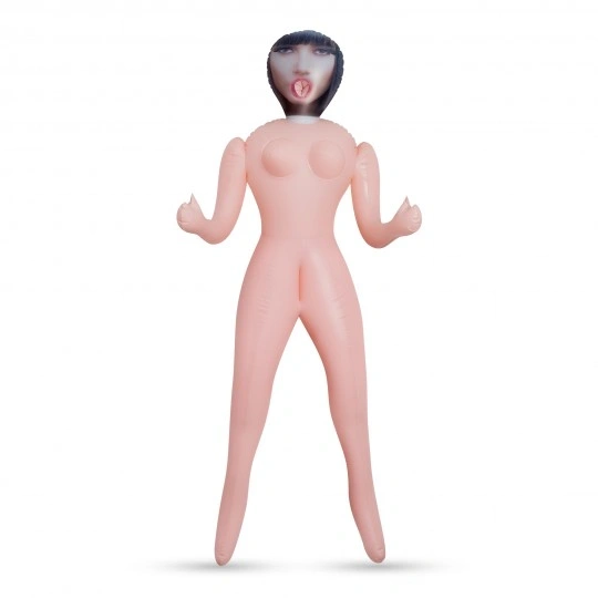 Papusa Gonflabila Crushious Nicole La Enfermera cu Masturbator, 3 Puncte de Penetrare, 1.55 m, #2, Erotic24.ro