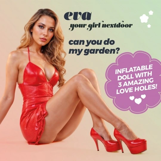 Papusa Gonflabila Crushious Eva The Girl Next Door Blonda, 3 Puncte de Penetrare, 1.55 m, #1, Erotic24.ro