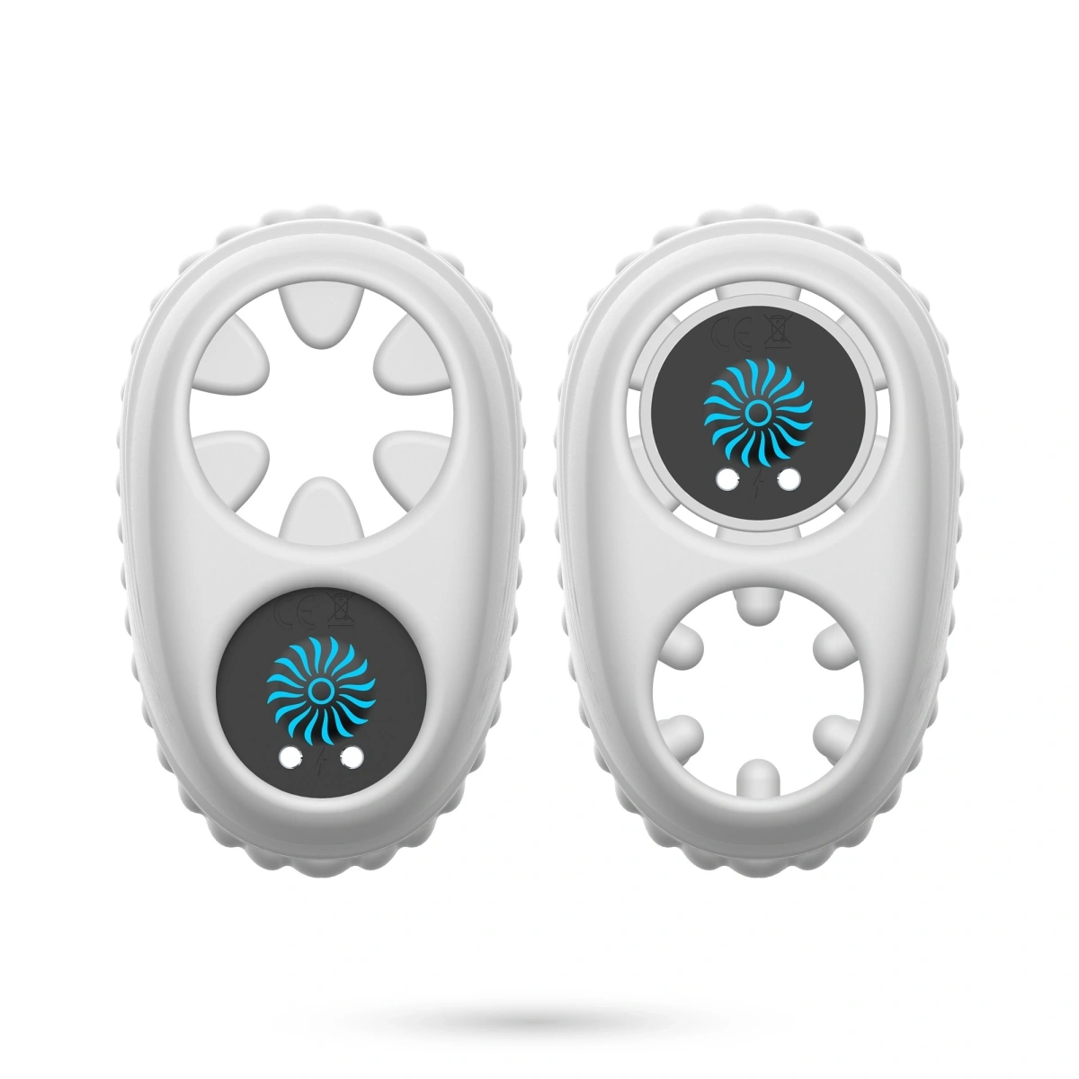 Masturbator Crushious Nautilus cu Glont Vibrator, 10 Moduri Vibratii, TPE, USB, Alb, Nr. 9, Erotic24.ro