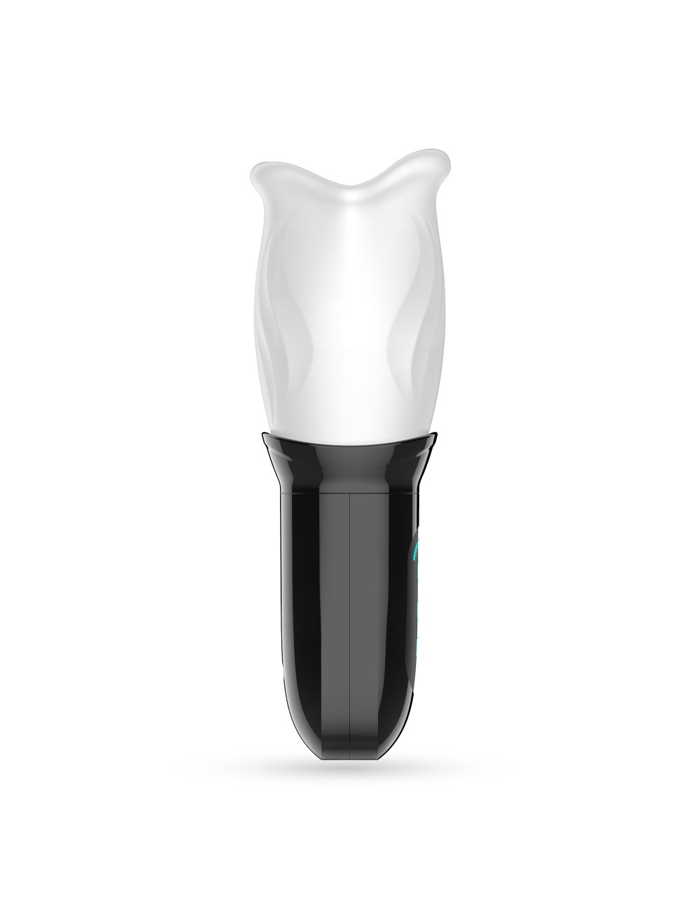 Stimulator Rotativ Barbati Fellatrix, 3 Viteze, 4 Moduri, Alb/Negru, Nr. 4, Erotic24.ro