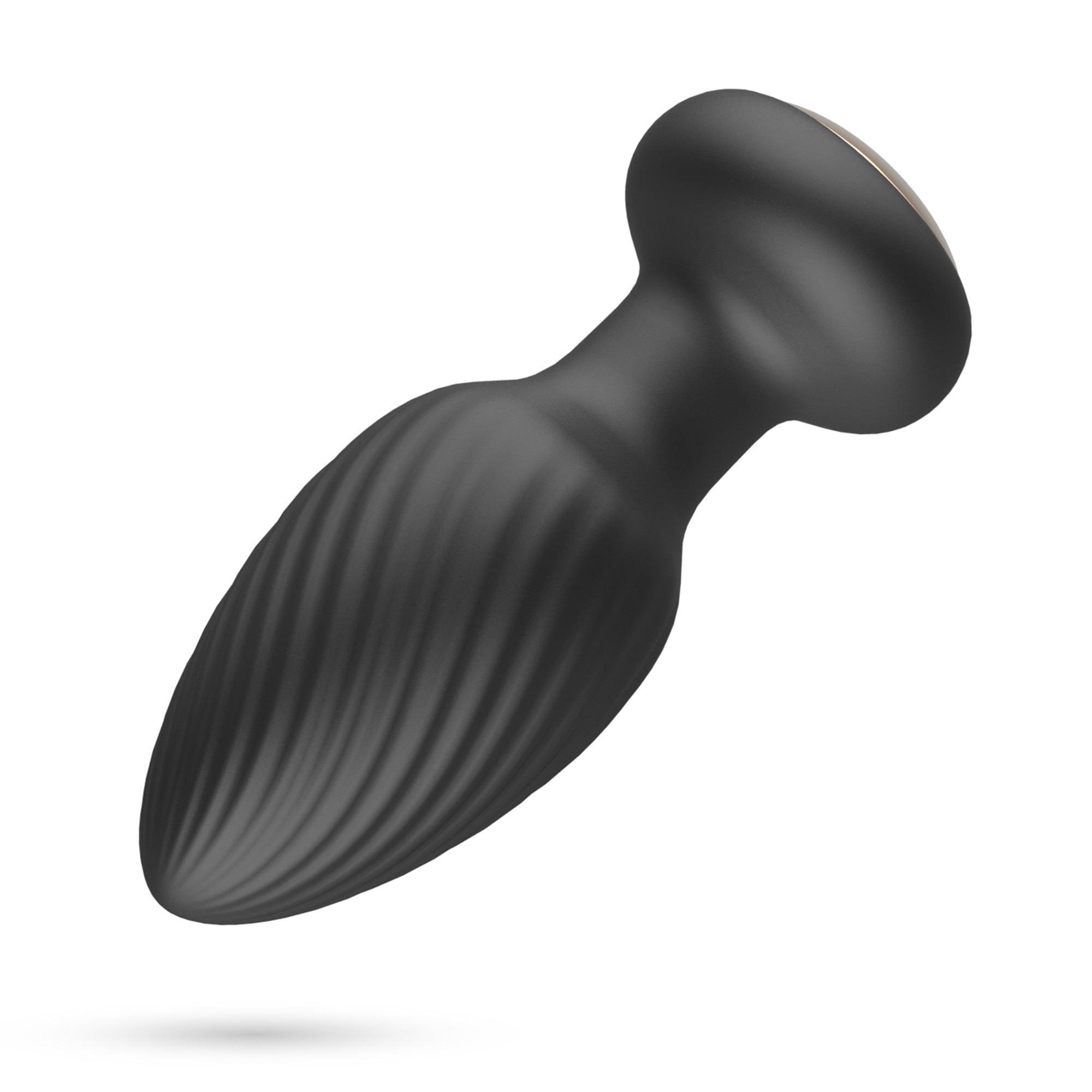 Dop Anal Twister Remote Control, 7 Moduri Vibratii, 7 Moduri Rotatii, Silicon, USB, Negru, 9.6 cm, #3, Erotic24.ro
