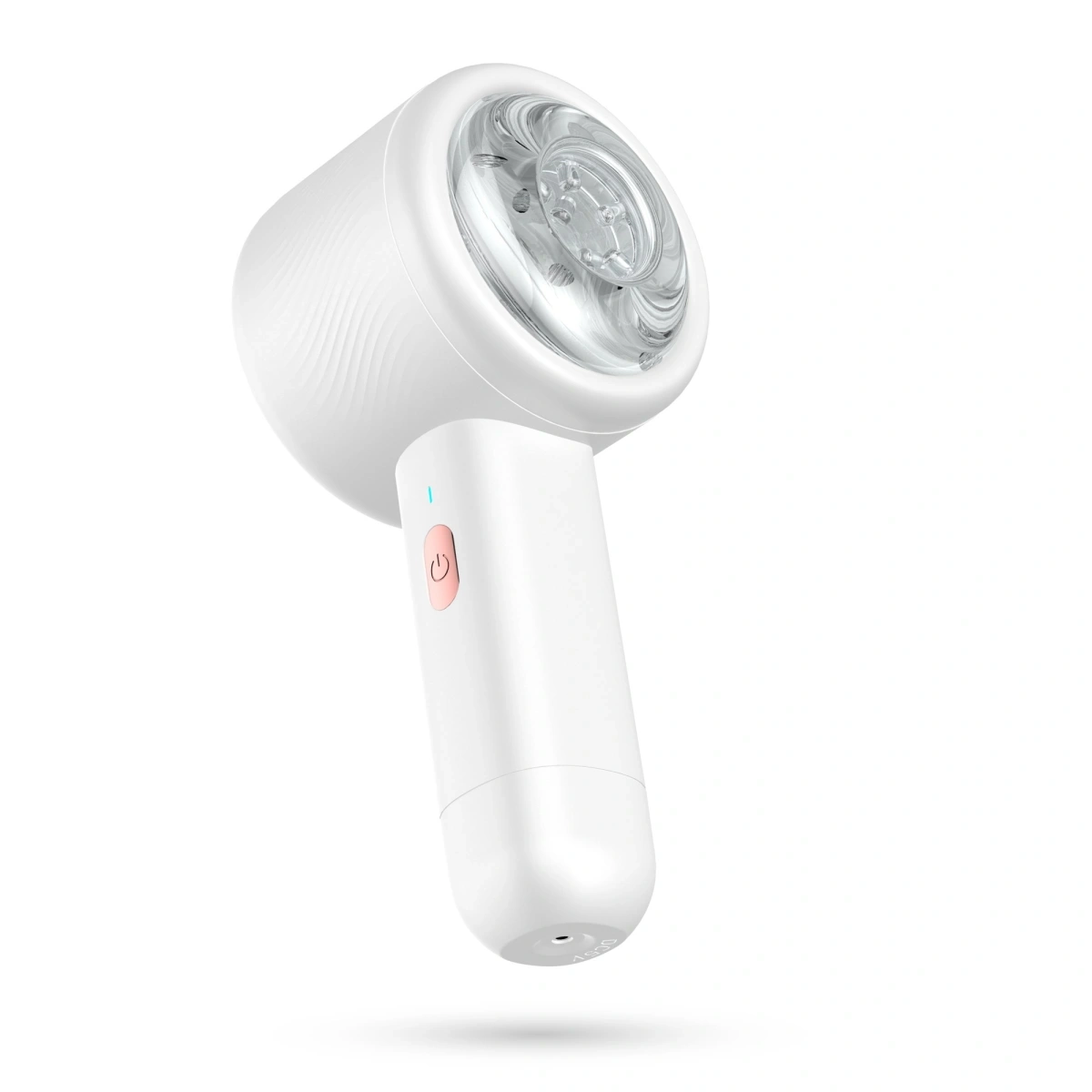 Masturbator Crushious Magnetus, Functie de Glisare, TPE si ABS, USB, Alb, #1, Erotic24.ro