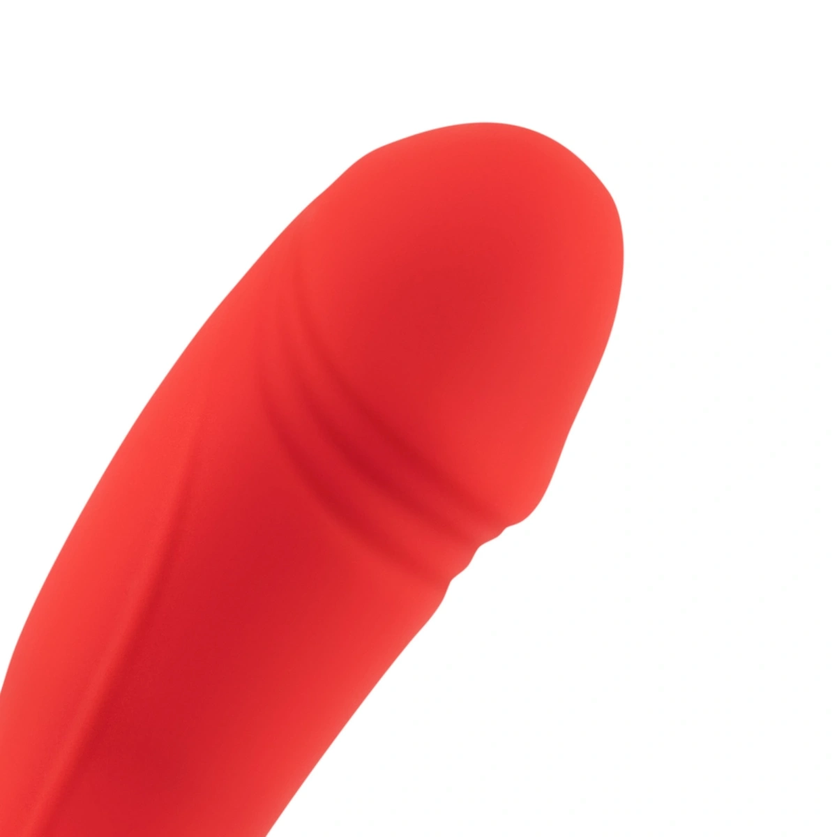 Vibrator Crushious Dare Dong, 8 Moduri Vibratii, 5 Trepte Intensitate, Silicon, USB, Rosu, 20 cm, #6, Erotic24.ro