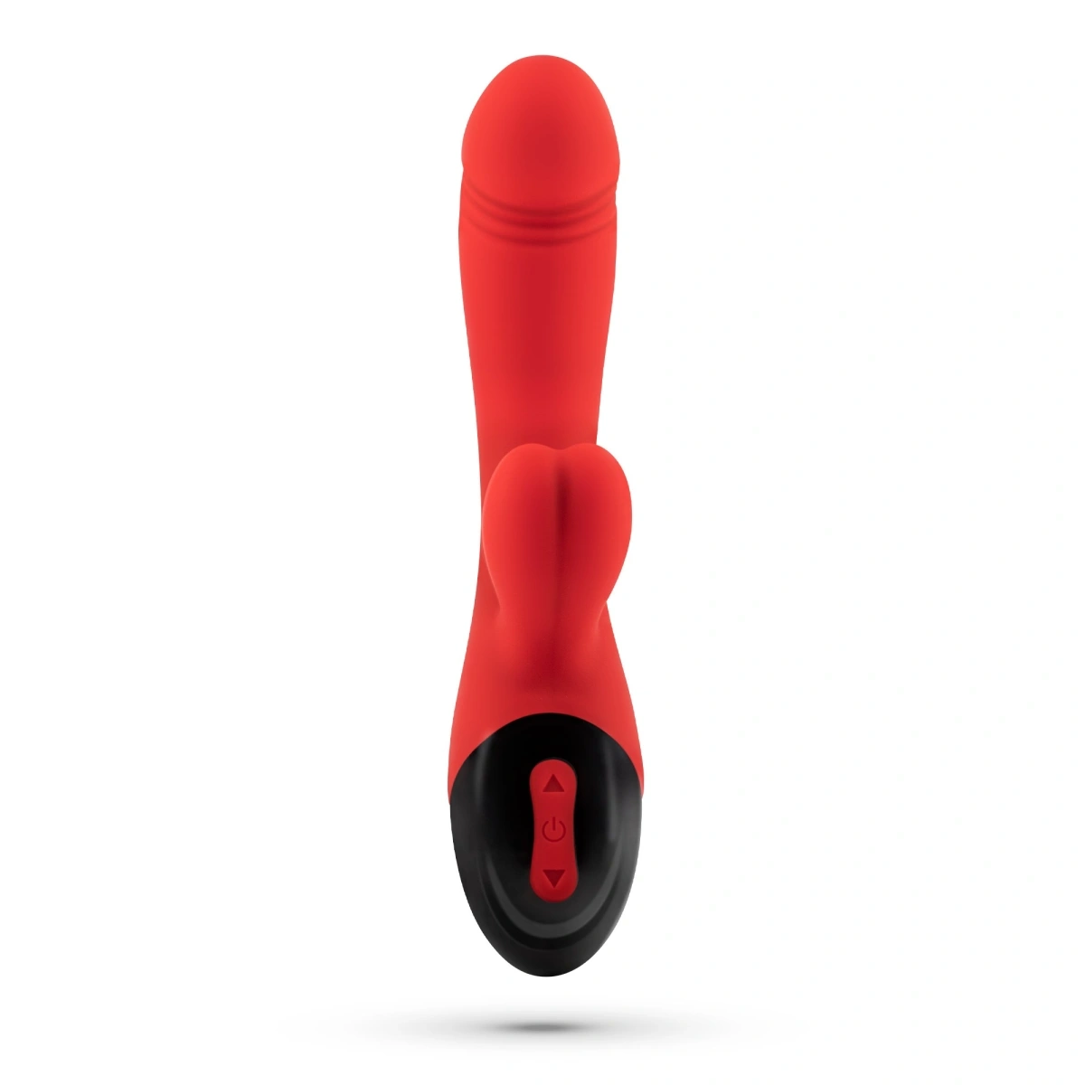 Vibrator Crushious Dare Dong, 8 Moduri Vibratii, 5 Trepte Intensitate, Silicon, USB, Rosu, 20 cm, #3, Erotic24.ro