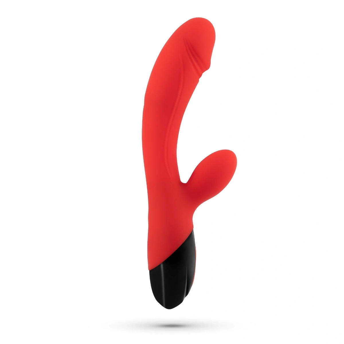 Vibrator Crushious Dare Dong, 8 Moduri Vibratii, 5 Trepte Intensitate, Silicon, USB, Rosu, 20 cm, #2, Erotic24.ro