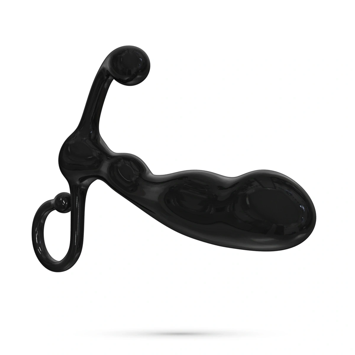 Stimulator Prostata Crushious P-Baba, ABS, Negru, 15 cm, #3, Erotic24.ro