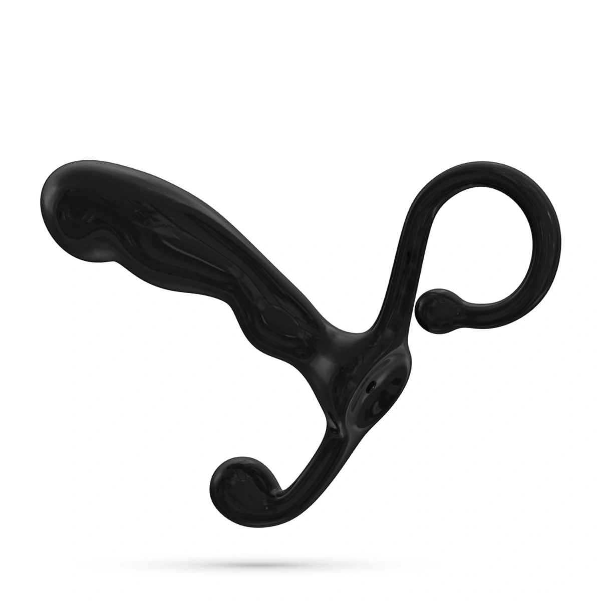Stimulator Prostata Crushious P-Baba, ABS, Negru, 15 cm, #4, Erotic24.ro