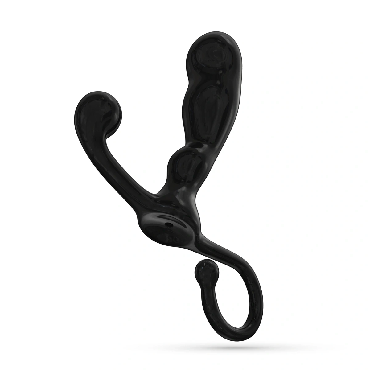 Stimulator Prostata Crushious P-Baba, ABS, Negru, 15 cm, #6, Erotic24.ro