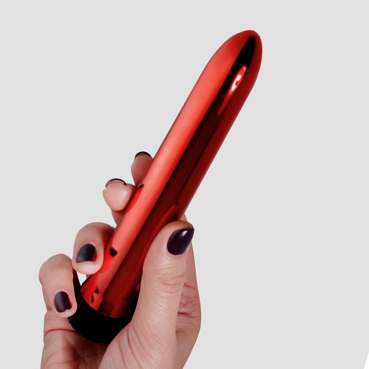 Vibrator Crushious Multispeed Classic Vibe, Rosu, 17.5 cm, #6, Erotic24.ro