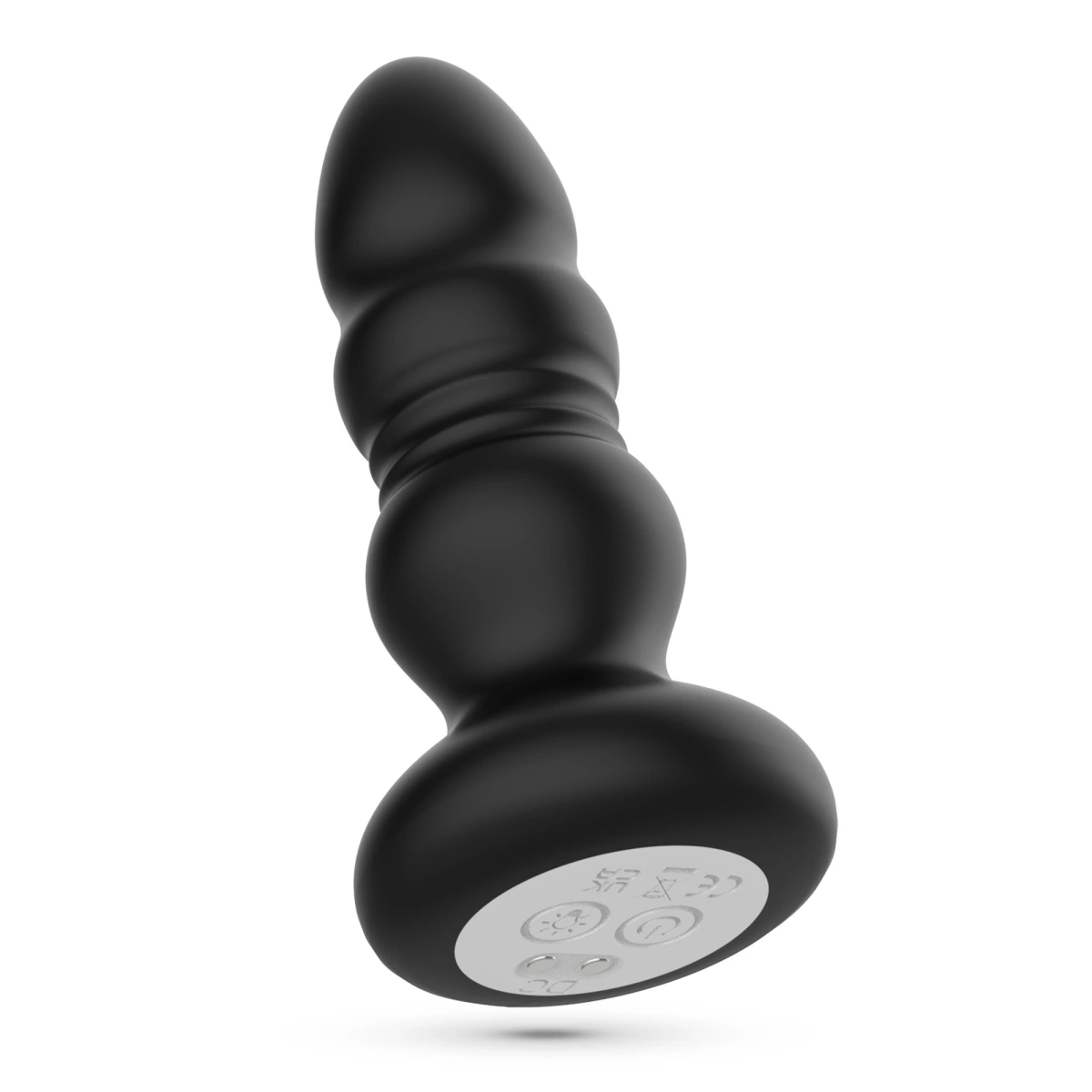 Vibrator Anal Australis, Remote Control, 9 Moduri Impingere si Vibratii, Silicon, USB, Negru, 12 cm, #5, Erotic24.ro