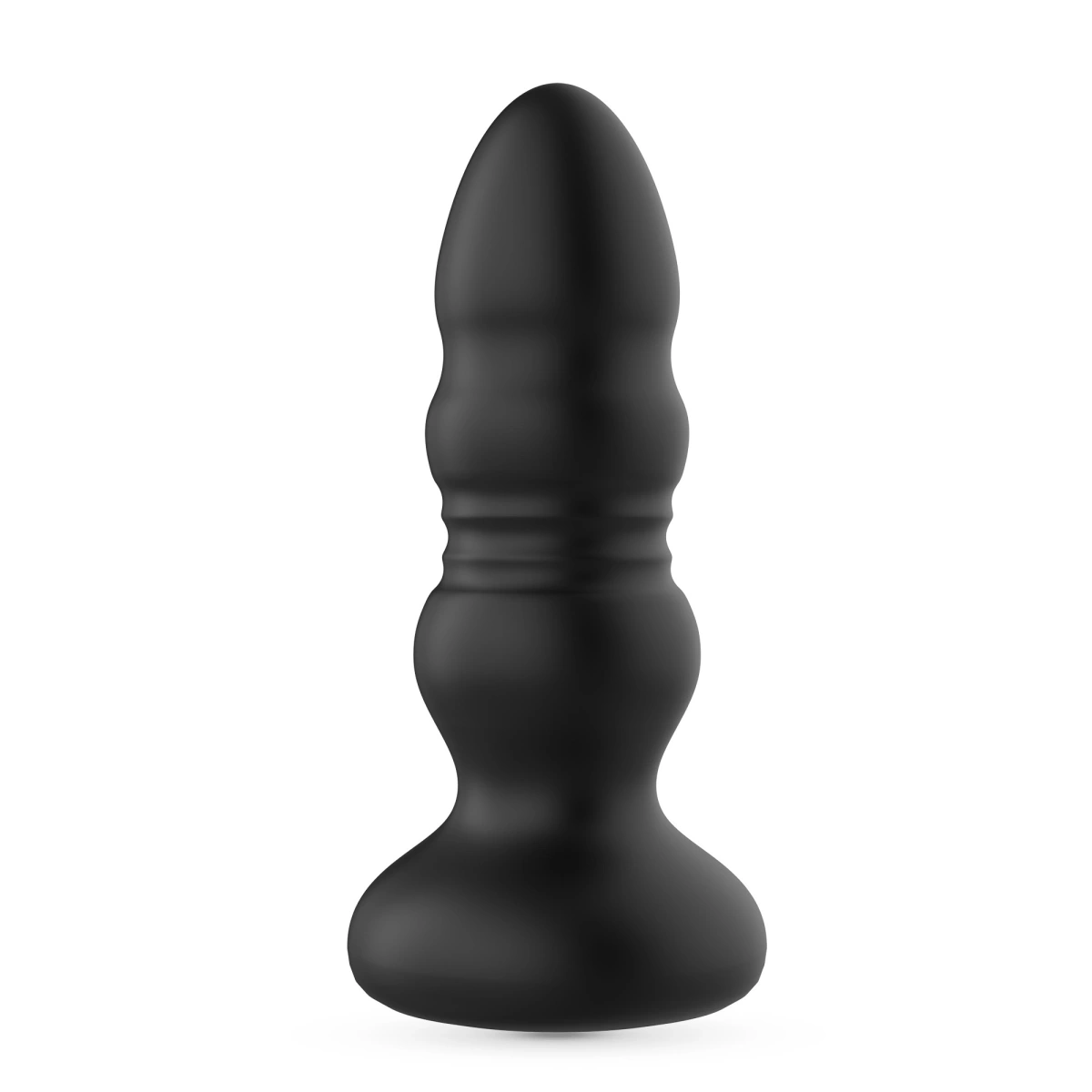 Vibrator Anal Australis, Remote Control, 9 Moduri Impingere si Vibratii, Silicon, USB, Negru, 12 cm, #2, Erotic24.ro