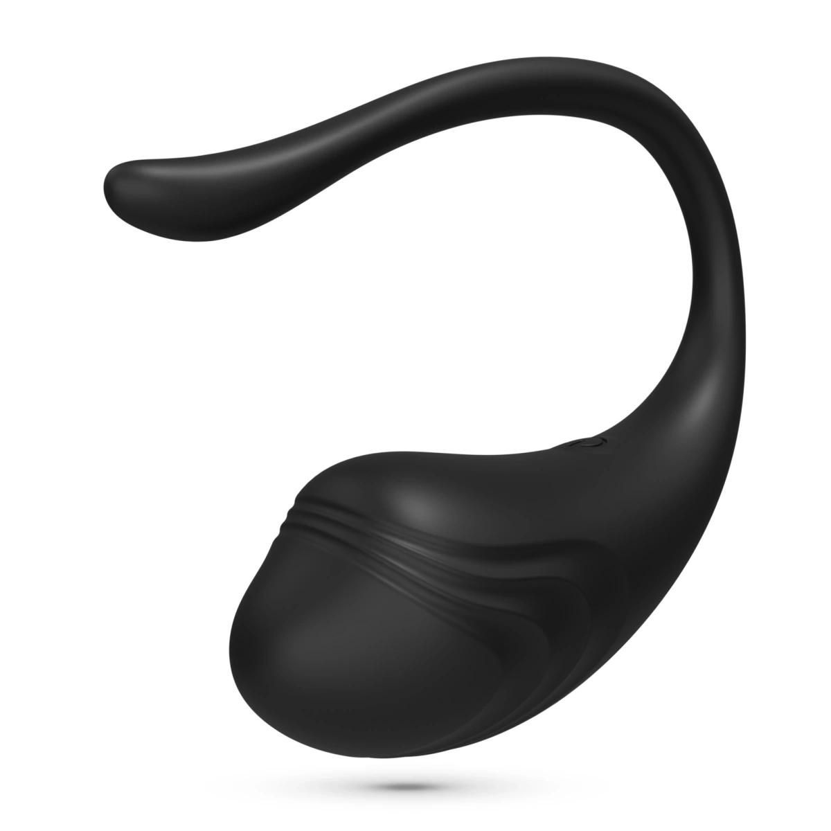 Ou Vibrator Tamago, Remote Control, 9 Moduri Vibratii, Silicon, USB, Negru, Nr. 3, Erotic24.ro
