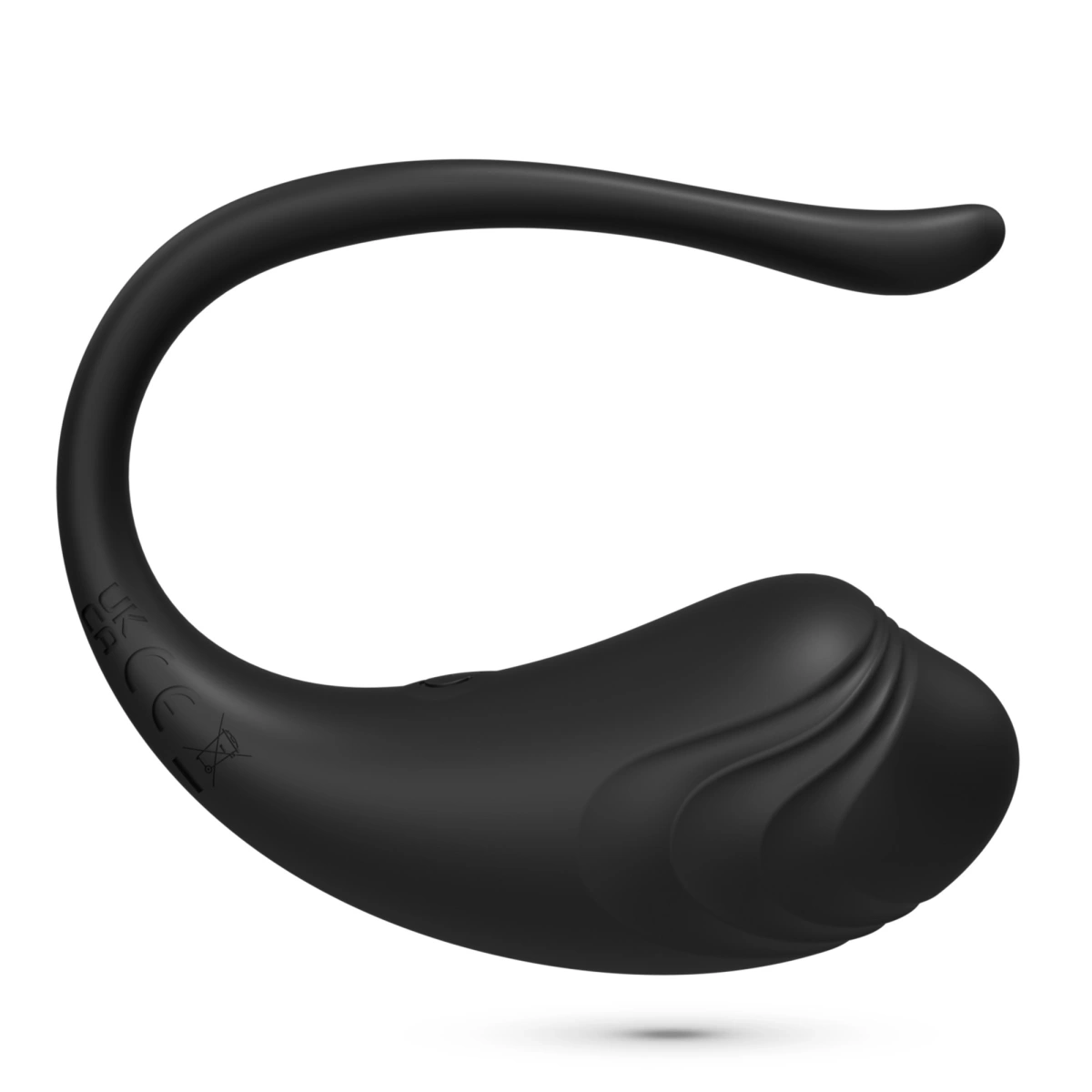 Ou Vibrator Tamago, Remote Control, 9 Moduri Vibratii, Silicon, USB, Negru, Nr. 5, Erotic24.ro