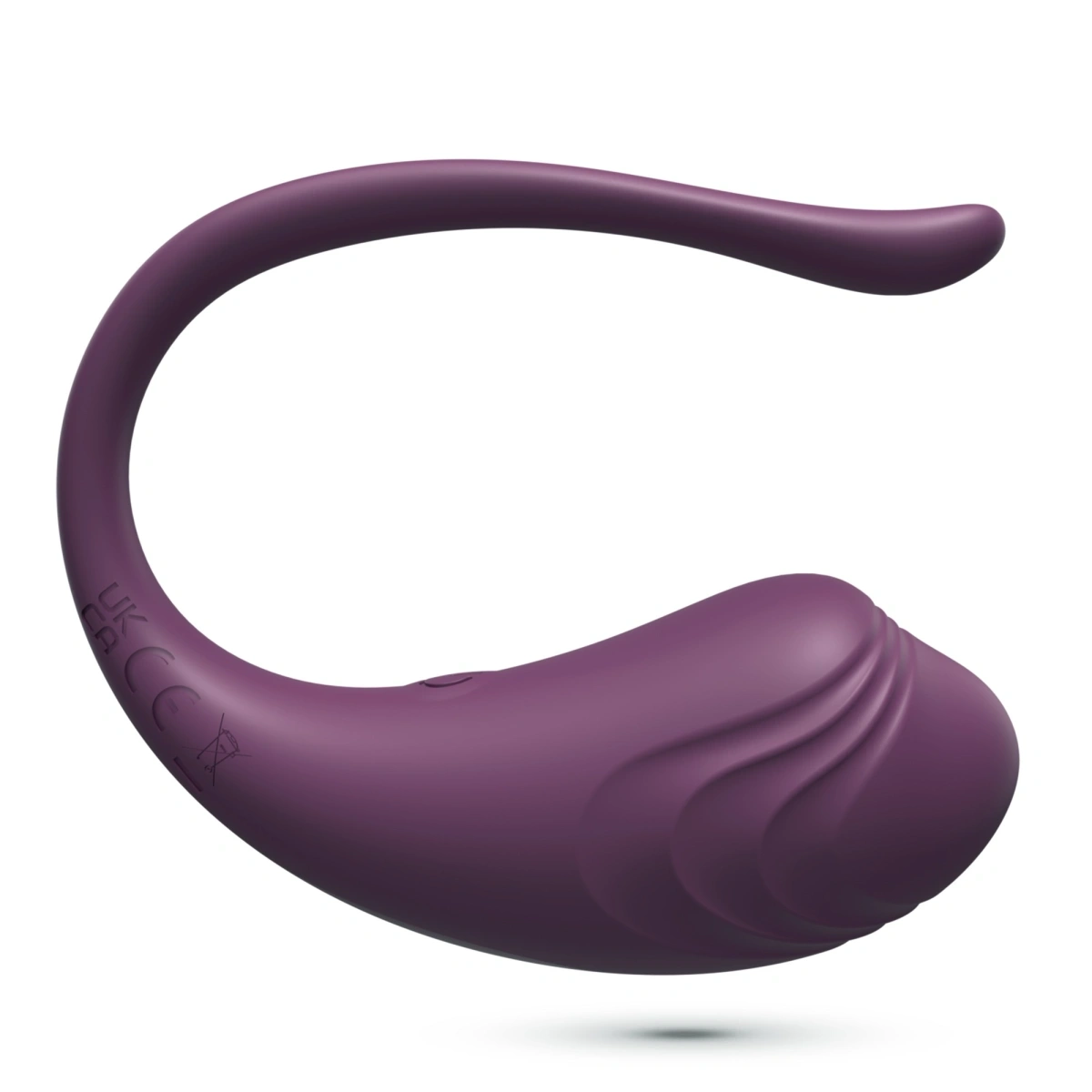Ou Vibrator Tamago, Remote Control, 9 Moduri Vibratii, Silicon, USB, Mov, #4, Erotic24.ro