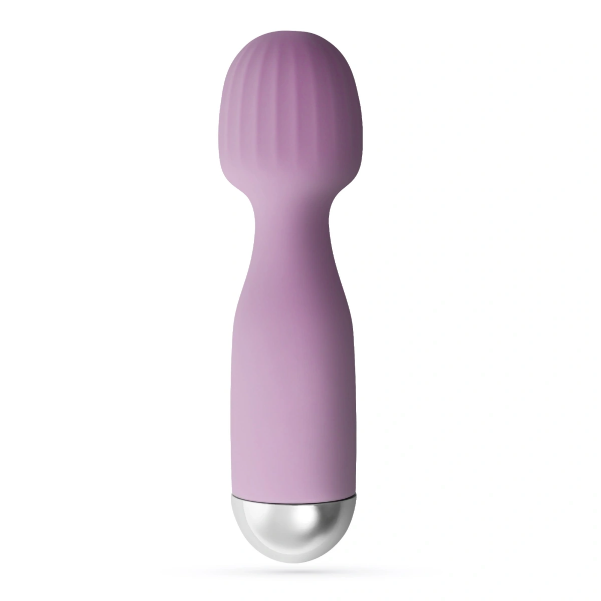 Vibrator Crushious Wanderlust Mini Wand, 10 Moduri Vibratii, Silicon, USB, Lila, 15 cm, #2, Erotic24.ro