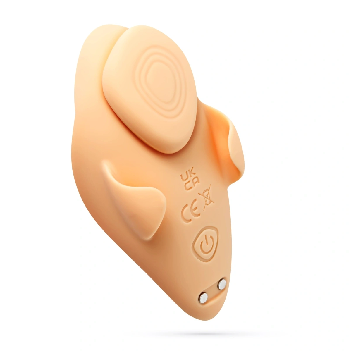 Stimulator Wearable Crushious Atlantis, Remote Control, 9 Moduri Vibratii, Silicon, USB, Nude, 8.5 cm, #2, Erotic24.ro